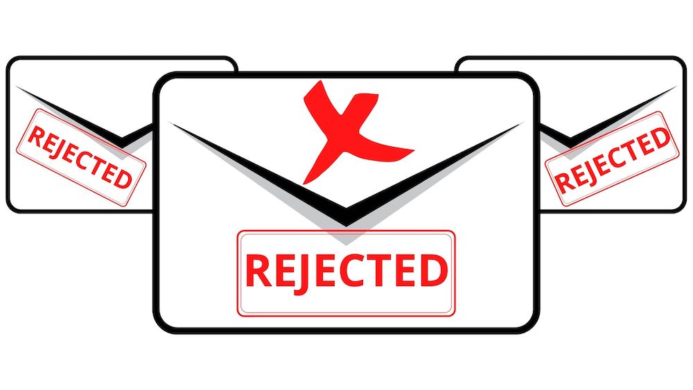 writer's life rejection