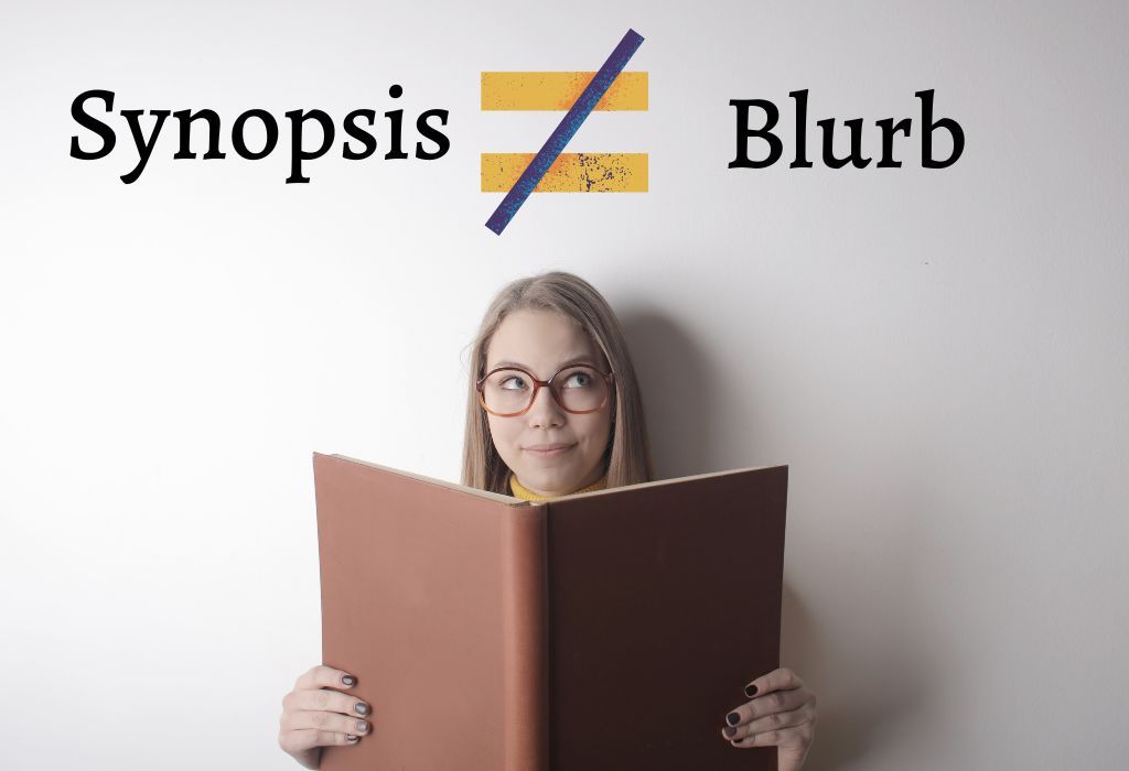 book synopsis vs blurb, open book editor