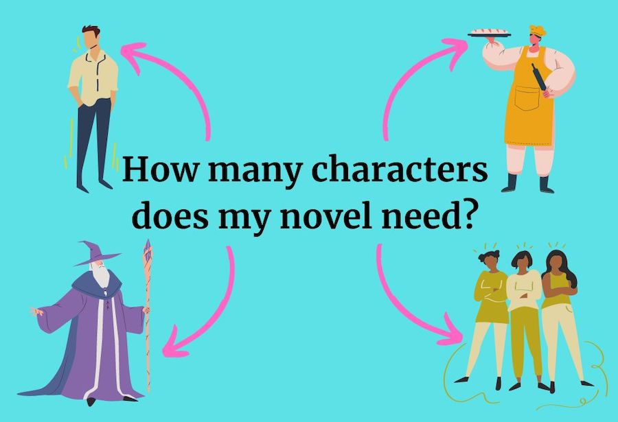 how many characters does your novel need, open book editor
