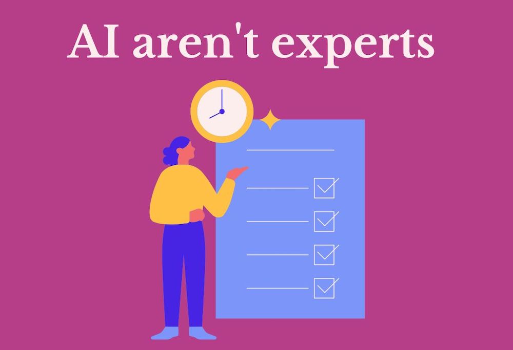 AI aren't publishing experts, human book editors are better, open book editor