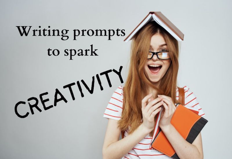 writing prompts to spark creativity, open book editor