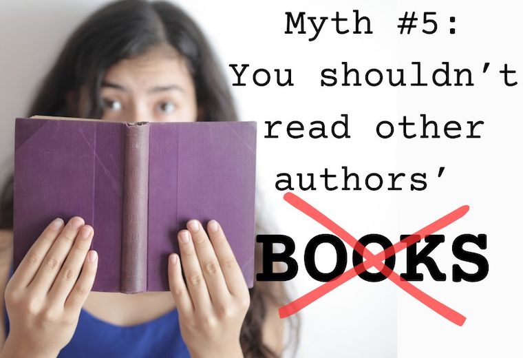 writing myth don't read other books, open book editor